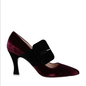 Attico velvet pumps